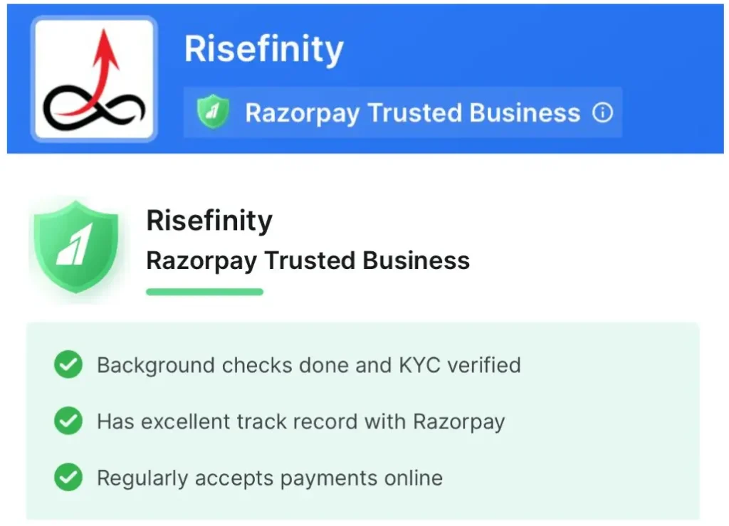 risefinity trusted badge